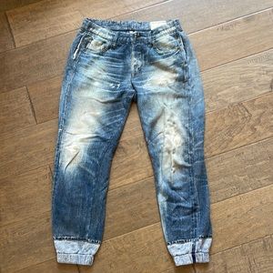 Rag & Bone sweatpants, blue denim color, size S, great condition
